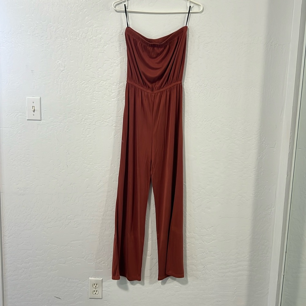 Forever21 Strapless bandeau jumpsuit/romper